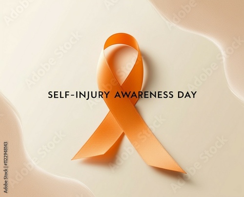 Ribbon and Self Injury Awareness Day with Cancer