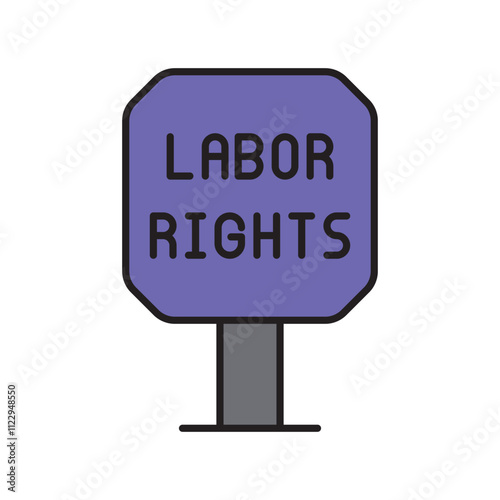 strike color line icon with white background vector stock illustration