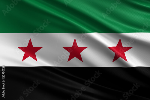Syria's new independence flag, new syria flag
