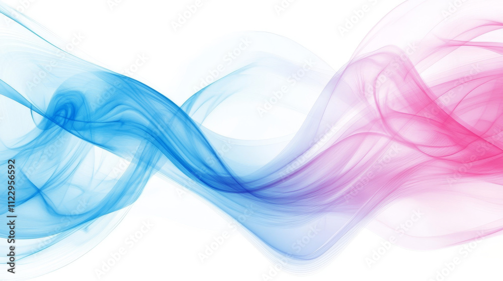 Blue and pink waves abstract background Blue and pink waves abstract background