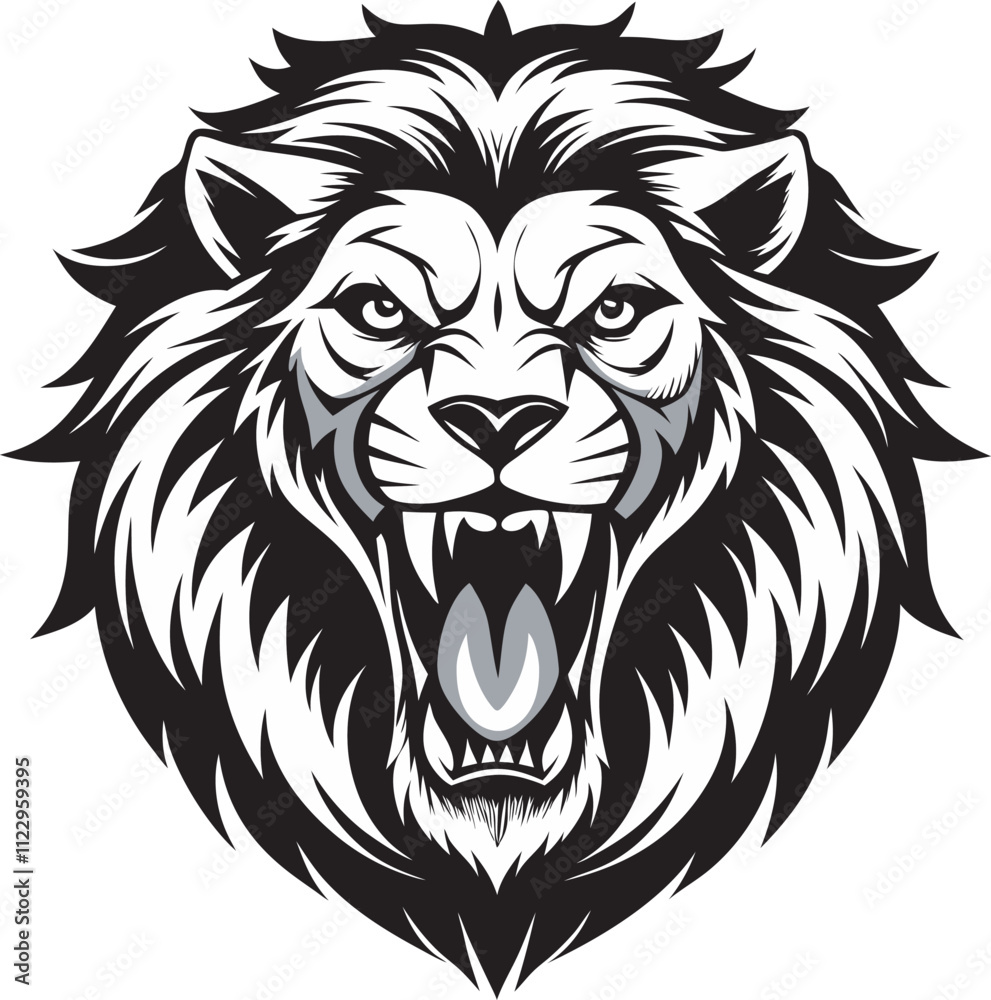 Obraz premium lion head mascot