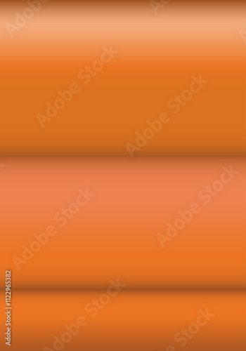 Fondo de degradado vertical lineal de color naranja con pliegues 