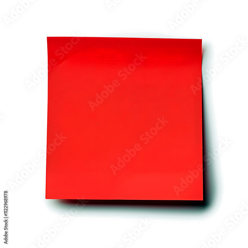 Free Download Blank Sticky Red Magenta Paper Note with Shadow on White Background – Perfect for Stationery, Productivity Concepts, Office Branding, Stationery, E-commerce, Ads, Blogs, Social Media, Presentations - GFXLoad