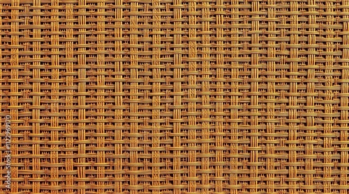 Woven wooden texture pattern design in brown tones on natural background