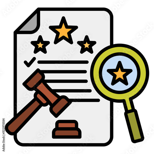 Appraise Icon Element For Design