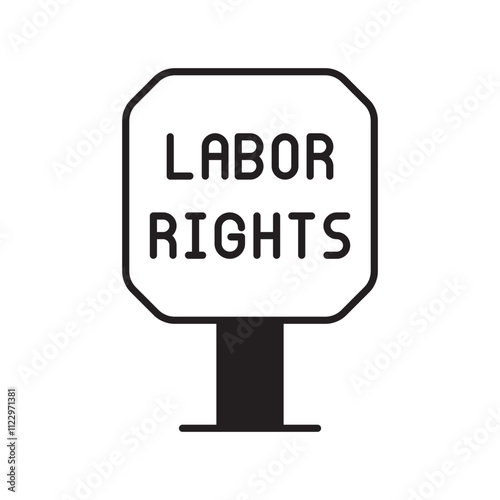 strike glyph icon with white background vector stock illustration