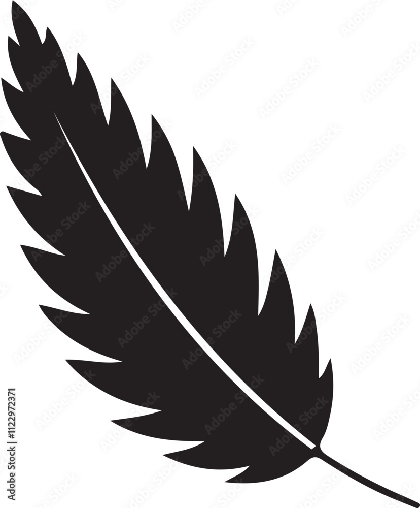 Fototapeta premium leaf tracing vector illustration