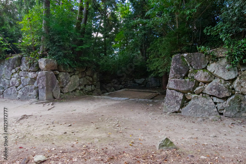 安土城の黒金門跡 photo