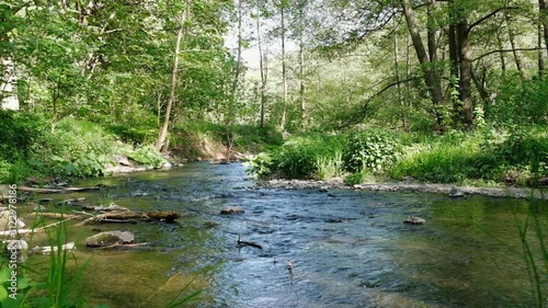 Fluss Selke im Selketal Meisdorf Harz