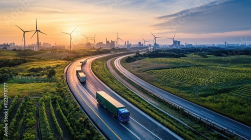 Green Logistics Ecosystem with Renewable Energy