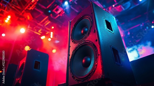 high-quality sound system installed in a professional event venue
