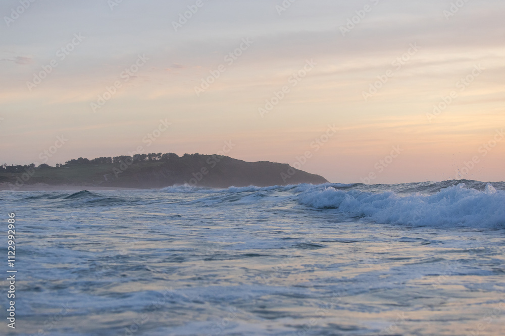Obraz premium Beautiful morning view of Long Reef, Sydney, Australia.