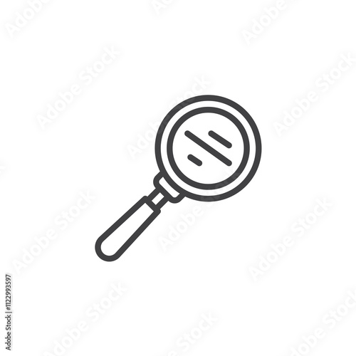 Magnifying Glass line icon