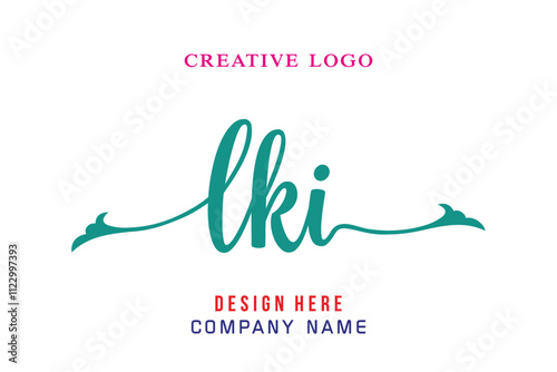 LKI lettering logo is simple, easy to understand and authoritative