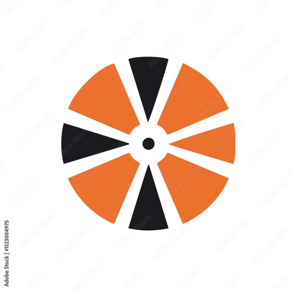 a circle logo vector illustration a circle logo vector illustration