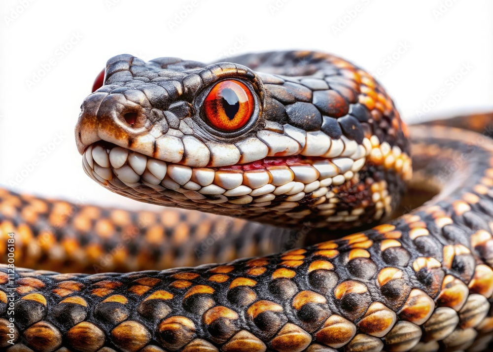 Fototapeta premium Reptil des Jahres 2024: Kreuzotter Photography - Stunning Images of Vipera berus