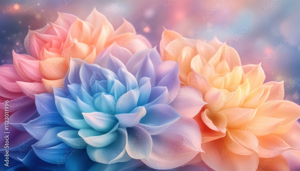 Obraz premium Artistic concept Vibrant, colorful flowers blossoming from neurons, symbolizing brain growth, healing, and neural regeneration This digital artwork depicts the beauty of neuroplasticity, showcasing
