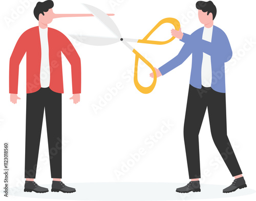 To recognize a lie, dishonesty, a scam, to poke holes in false news, information, or announcements,


