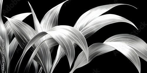 Silver Leaf Illustration photo