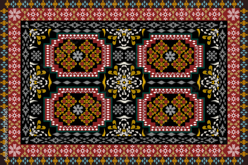Persian Turkish carpet rug antique pattern decoration 