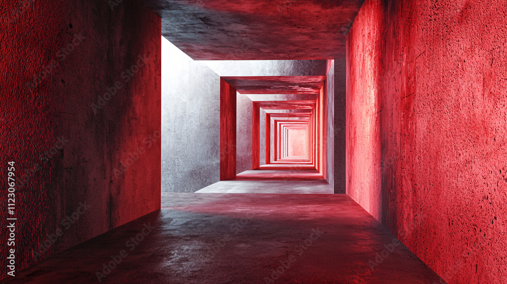 Fototapeta premium A futuristic minimalist modern background texture featuring sleek, clean lines with a high-tech design.