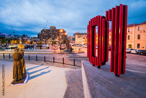 Constitution Dock at Dusk photo