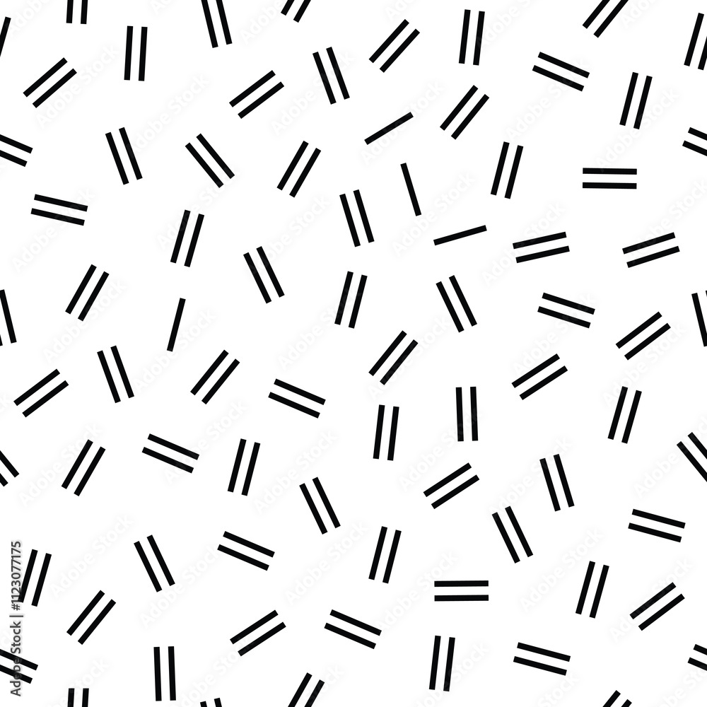 Seamless pattern featuring simple geometric shapes, specifically pairs of parallel lines, dynamically arranged on a white background, creating a visually engaging and modern design Seamless pattern featuring simple geometric shapes, specifically pairs of parallel lines, dynamically arranged on a white background, creating a visually engaging and modern design