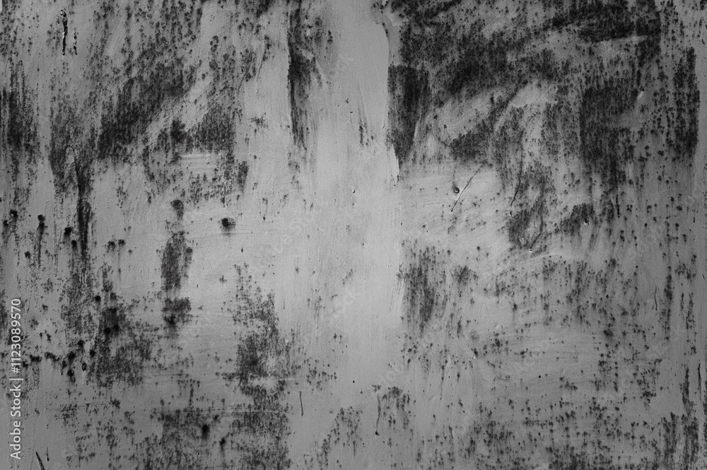 Fototapeta premium old grey sheet metal with old peeling paint