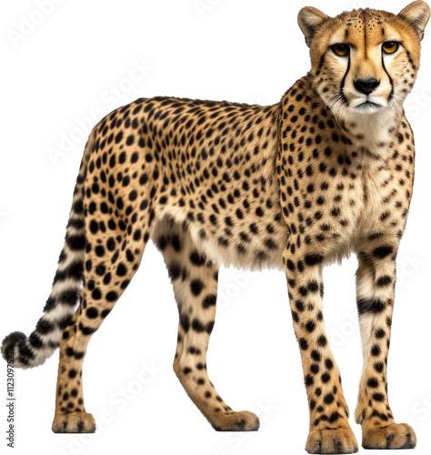 Cheetah transparent PNG, isolated, cut-out