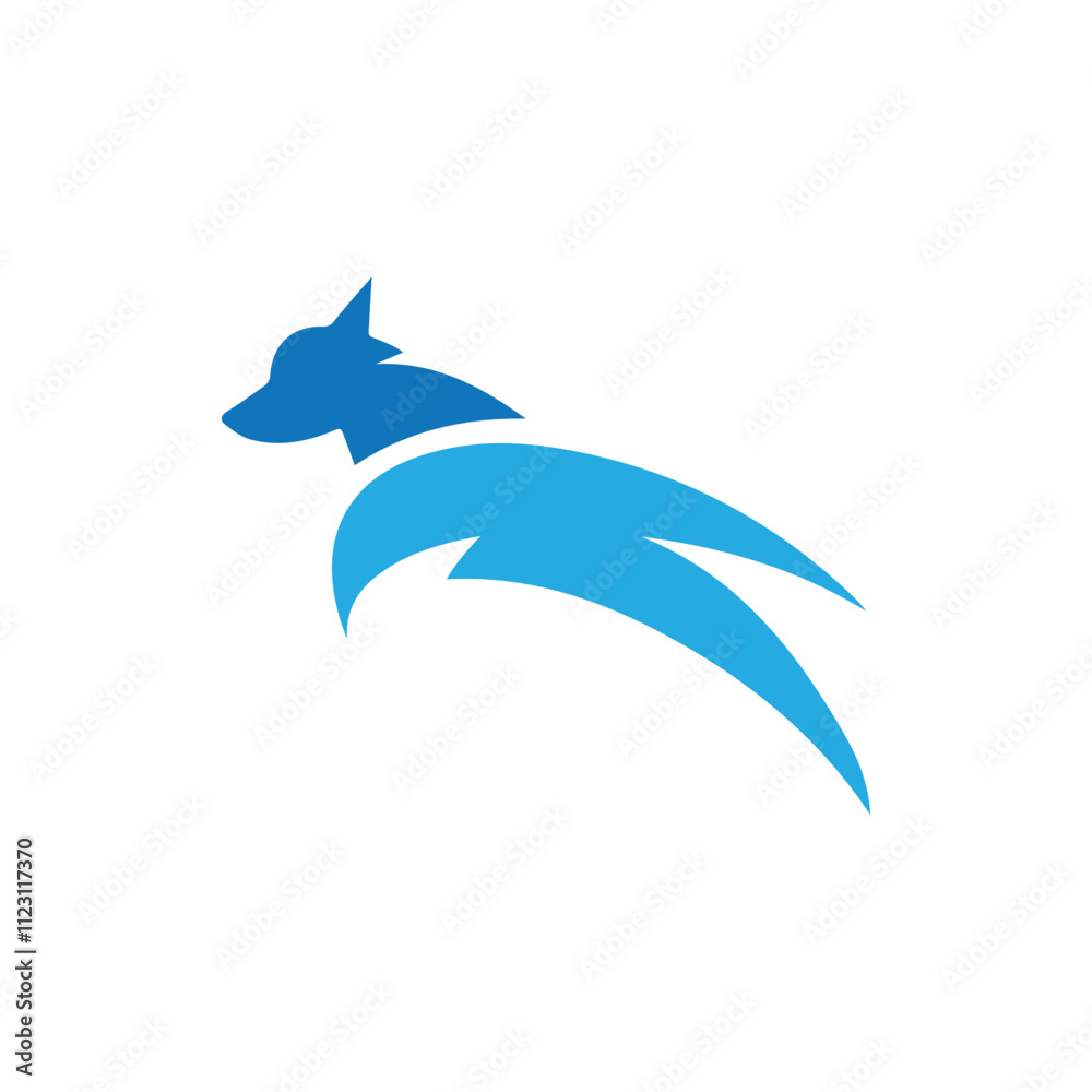 Fototapeta premium dog logo design vector silhouette, Dog Icons, dog symbol, dog symbol, dog vector, animals logo, dog design, unique dog, pets logo, pet icon, paw logo design, Cat or dog paw icon. Paw icon. Dog, cat