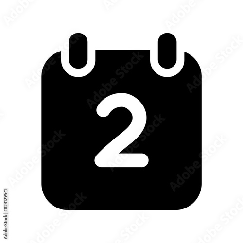 2nd date icon vector