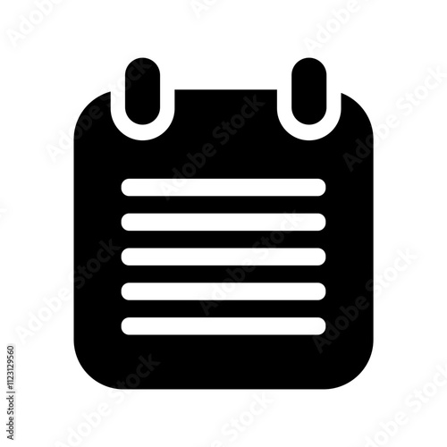 note icon vector