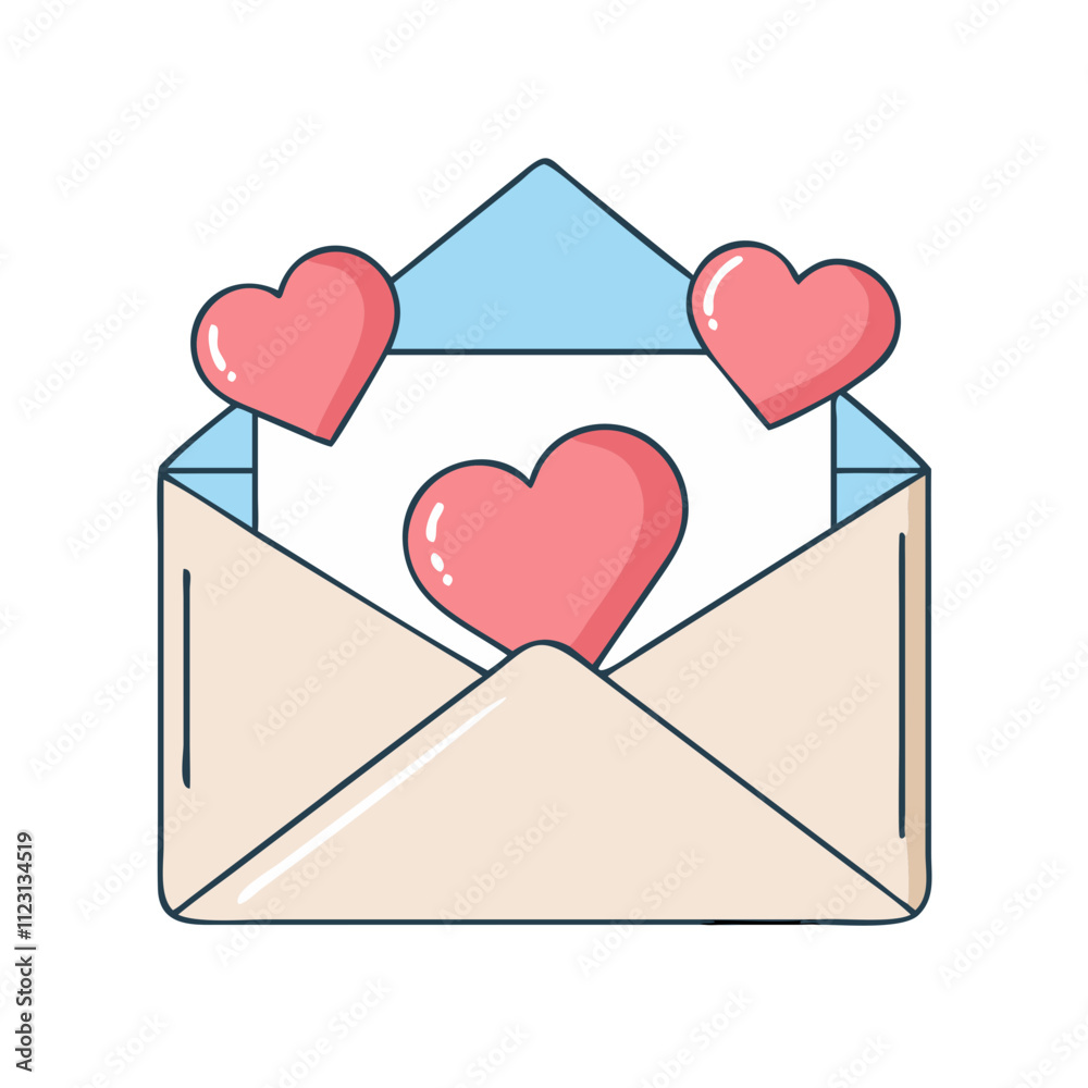 love letter envelope icon, valentines day illustration, valentine icon - simple line art of love letter envelope, symbolizing valentines day celebrations valentine vector love letter envelope icon, valentines day illustration, valentine icon - simple line art of love letter envelope, symbolizing valentines day celebrations valentine vector