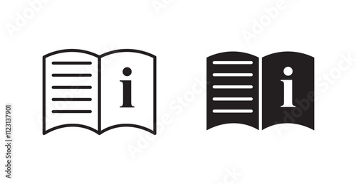 User guide flat simple vector symbols illustration.