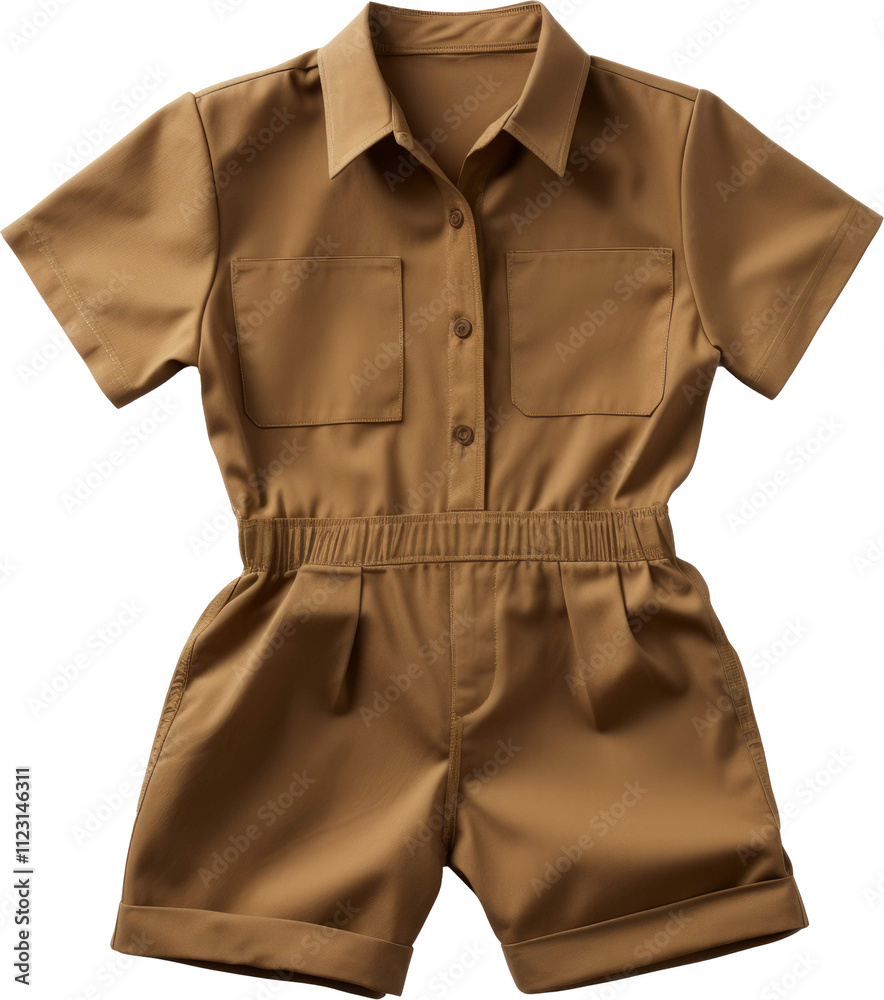 Brown Romper transparent PNG, isolated, cut-out Brown Romper transparent PNG, isolated, cut-out