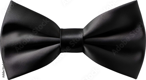 Black Bow Tie transparent PNG, isolated, cut-out