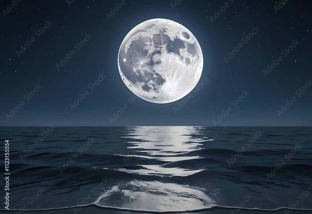 moon over water