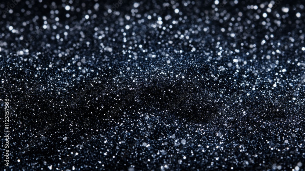 Fototapeta premium Dark, glittering texture. Shimmering, sparkling background.