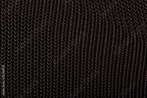 Black Chainmail Texture Background Image photo