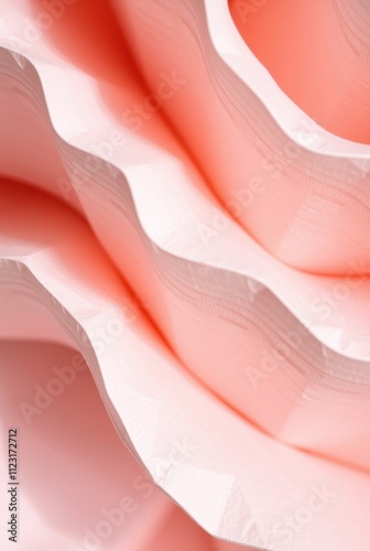 Ethereal Pink Layers with Minimalistic Design