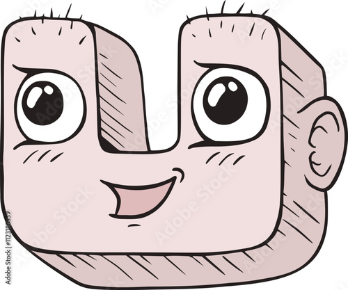 Design of imaginative cubic head