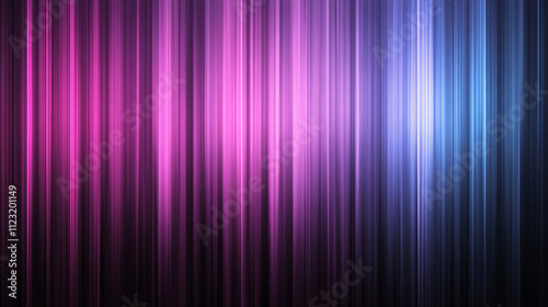 Vertical neon lines in purple and blue, glowing against a simple dark background, creating a sleek, futuristic look.

