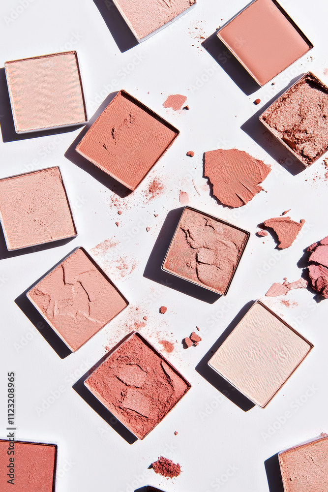 Fototapeta premium Make up powder aesthetic.