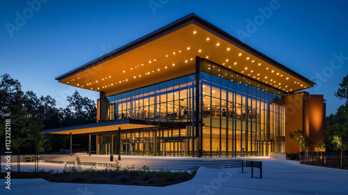 A contemporary performing arts center designed for theater and music.