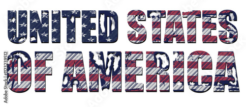 United states text grounge