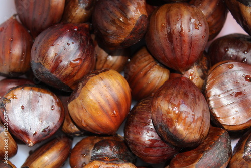 Chestnuts in the autumn
