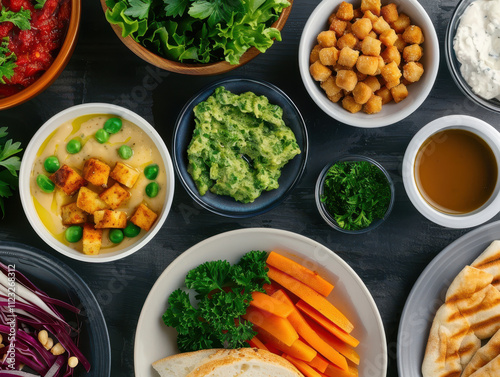A carefully curated selection of kosher meals in a kosher-certified kitchen, showcasing meticulous adherence to Jewish dietary laws, food safety, and cultural traditions that define kosher compliance.
