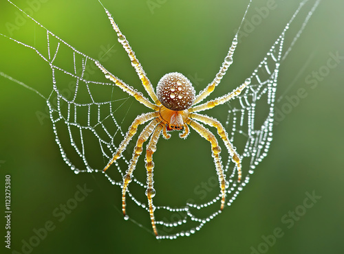 A nature macro shot of a  spider
