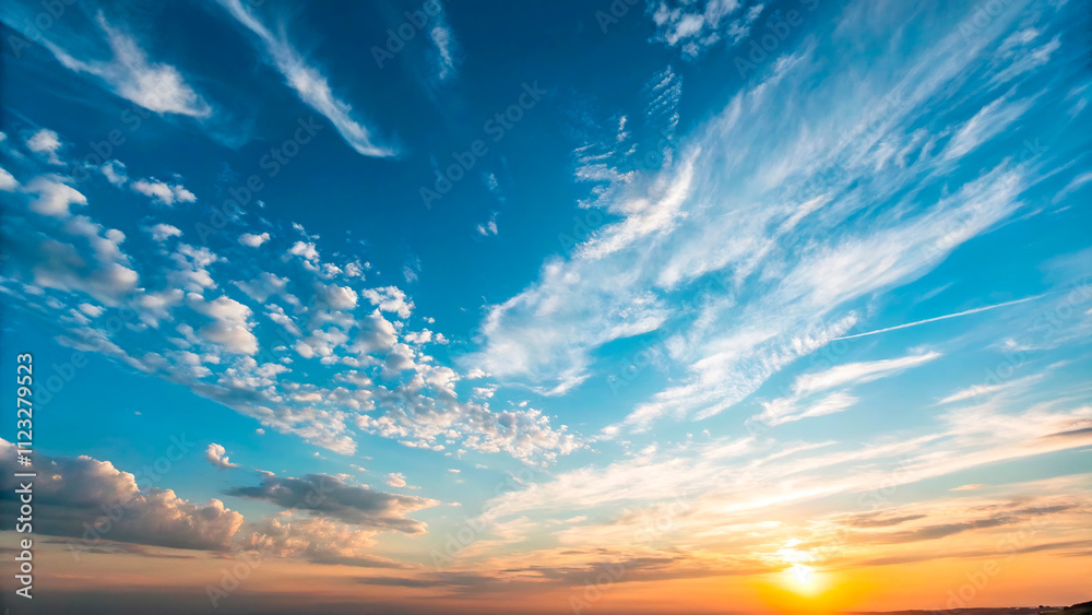 Obraz premium sun and clouds