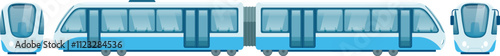 Contemporary electric train representing public transport, highlighting the importance of commuting, urban mobility, and eco friendly transportation solutions in modern cities